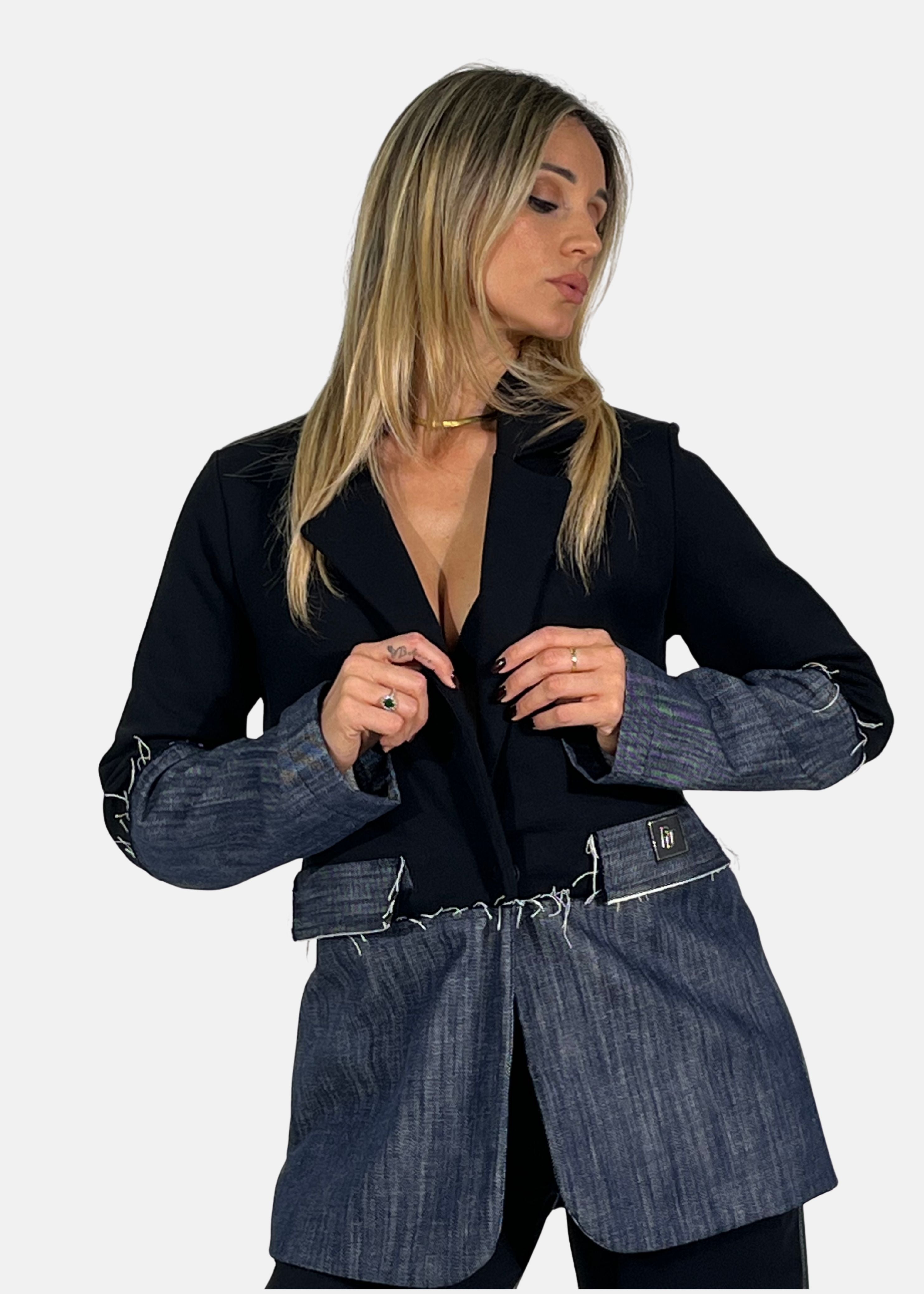 Giacca in felpa e jeans