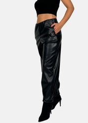 Pantaloni in ecopelle