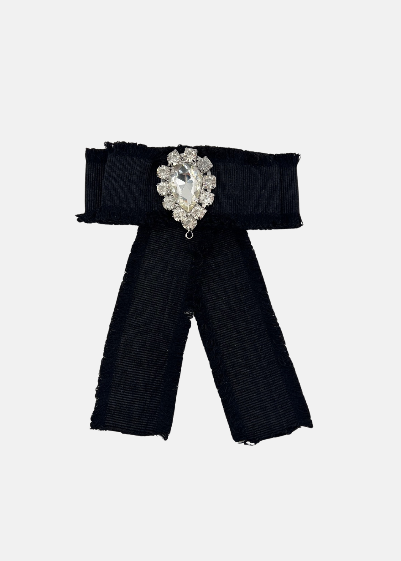 Felpa scollo a V con spilla