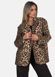 Giacca Donna Over Animalier