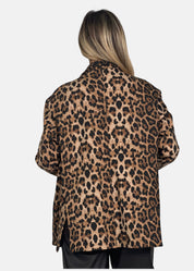 Giacca Donna Over Animalier