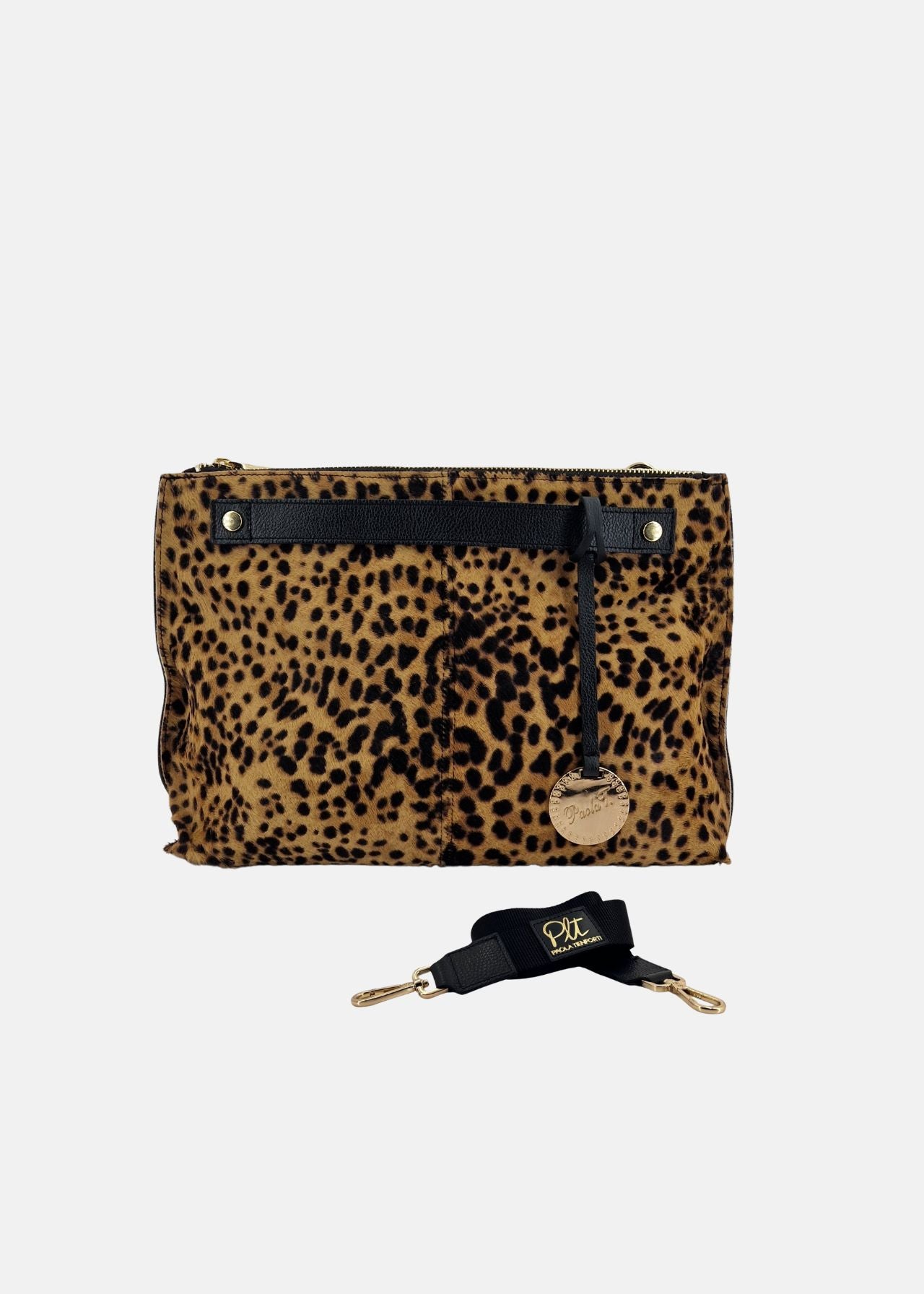 Borsa medium a tracolla  in Cavallino Animalier