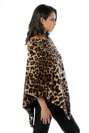 Poncho in ecopelliccia