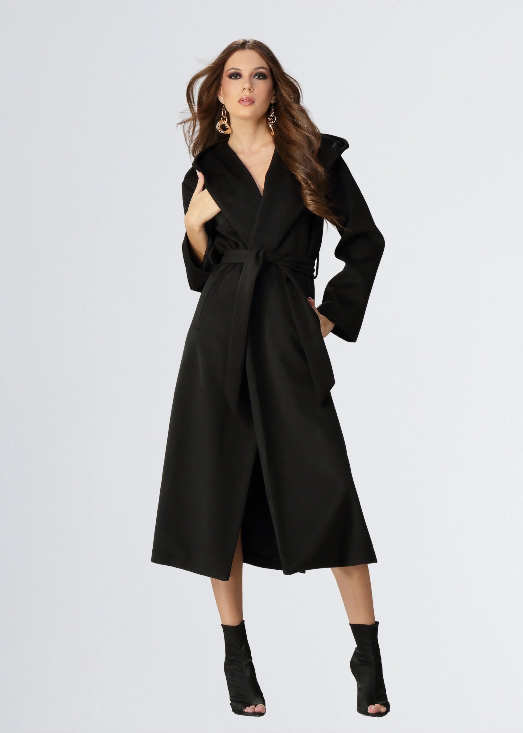 Cappotto Invernale Cappotto Nero Oltre Cappotto Donna Oltre