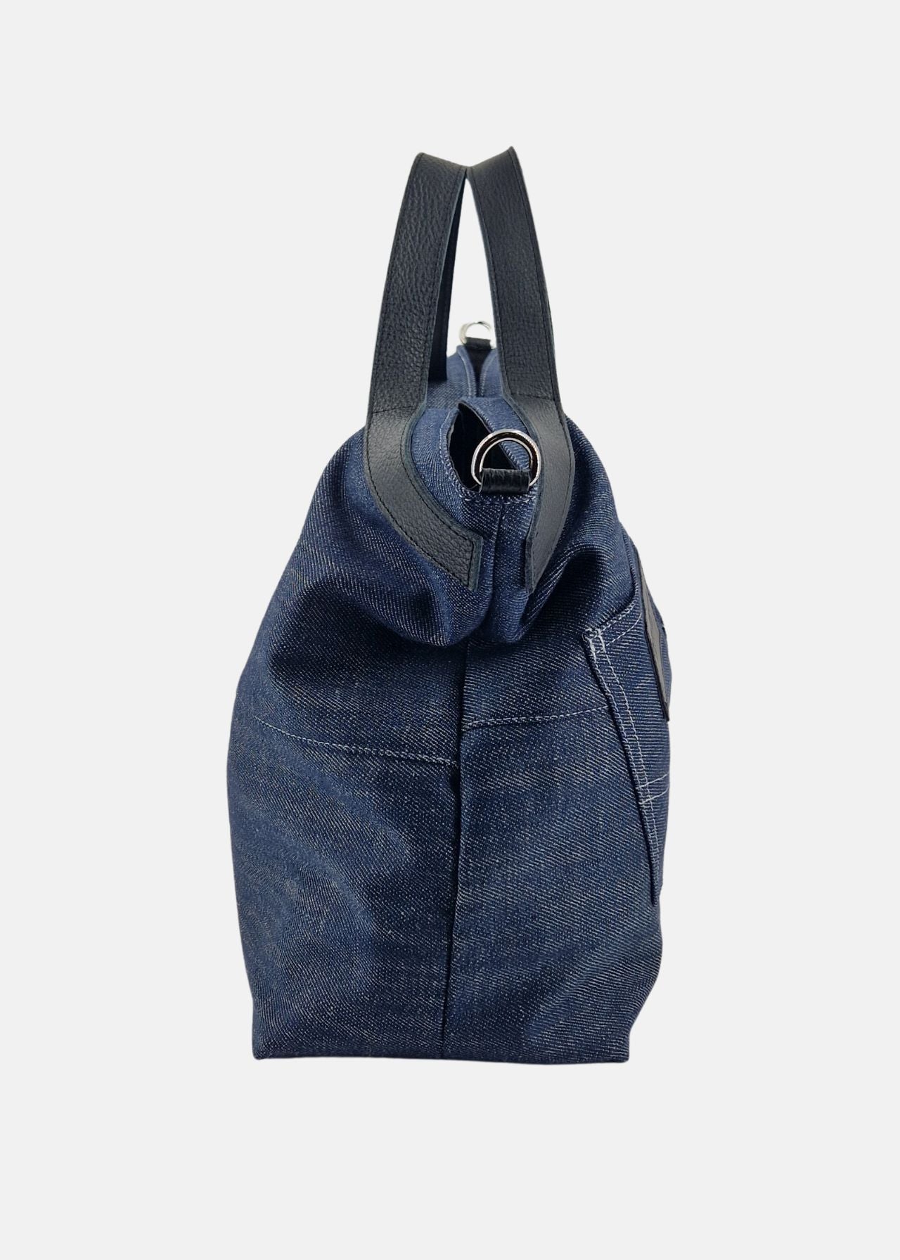 Borsa a mano donna in Jeans e Pelle