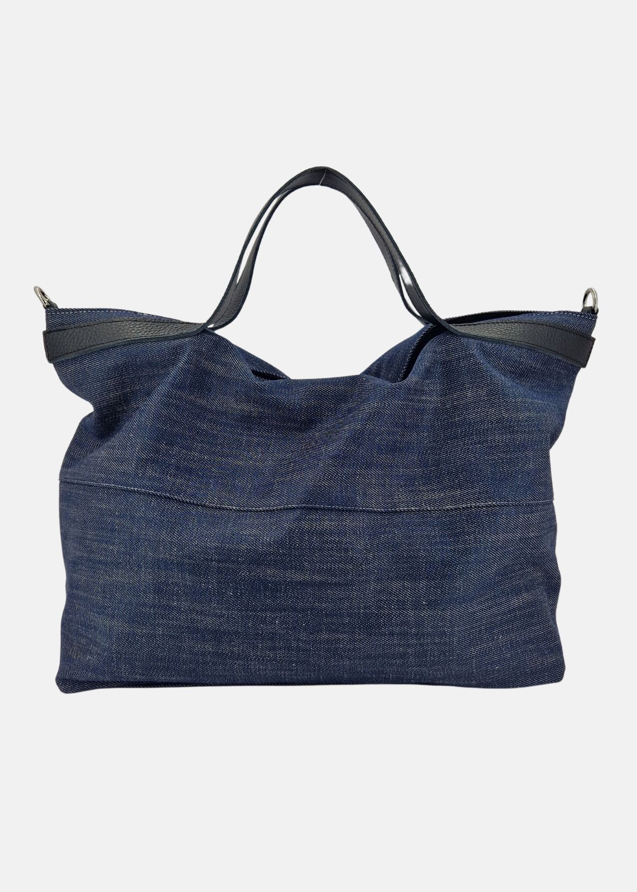 Borsa a mano donna in Jeans e Pelle