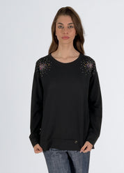 Felpa in cotone stretch