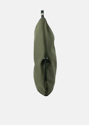Sacca hobo in nylon con dettagli oro