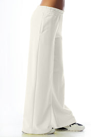 Pantalone palazzo in cotone stretch