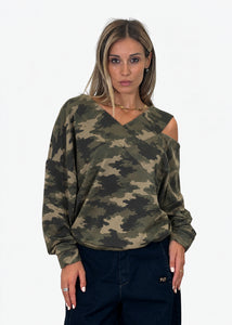 Felpa Donna Scollo a V