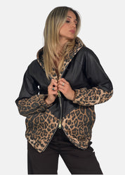 Bomber donna in Ecopelle e maculato - Paola Tienforti - Sito Ufficiale