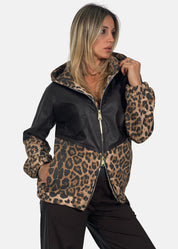 Bomber donna in Ecopelle e maculato - Paola Tienforti - Sito Ufficiale