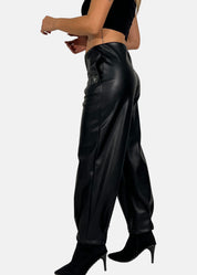 Pantaloni in ecopelle