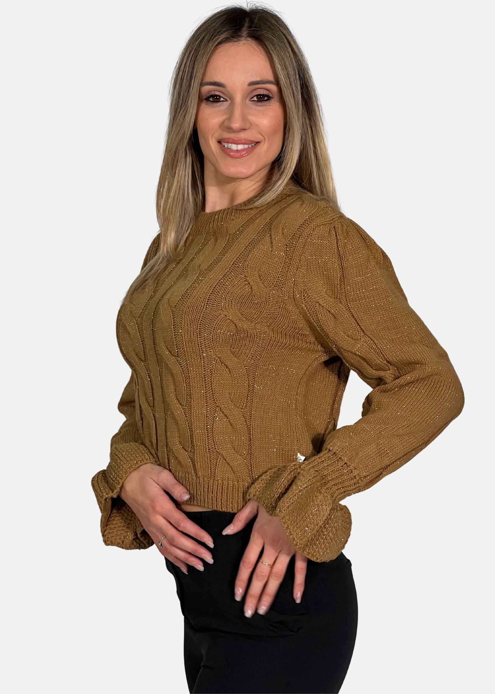 Maglione Donna a Treccia