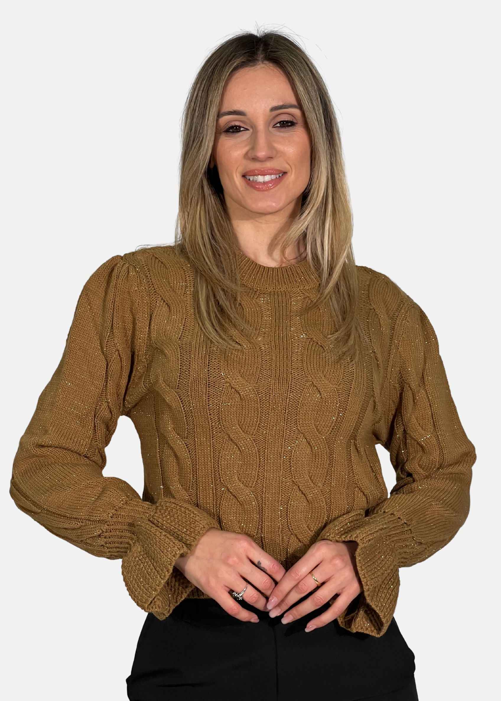 Maglione Donna a Treccia