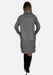 Abito dolcevita in tessuto soft