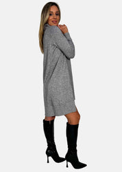 Abito dolcevita in tessuto soft