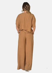 Blusa in Popeline di Viscosa
