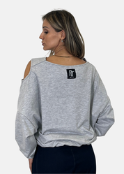 Felpa Donna Scollo a V