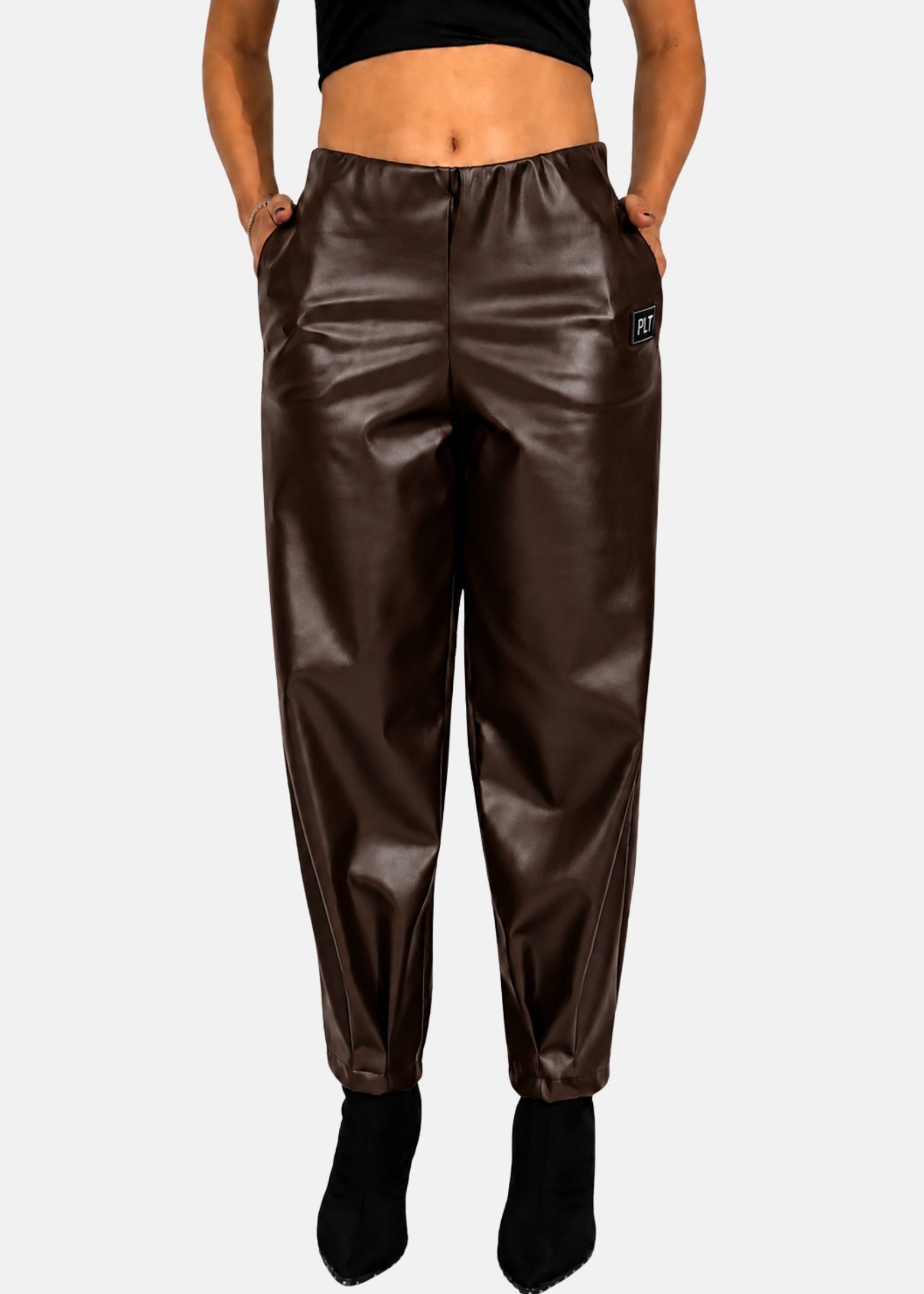 Pantalone in ecopelle