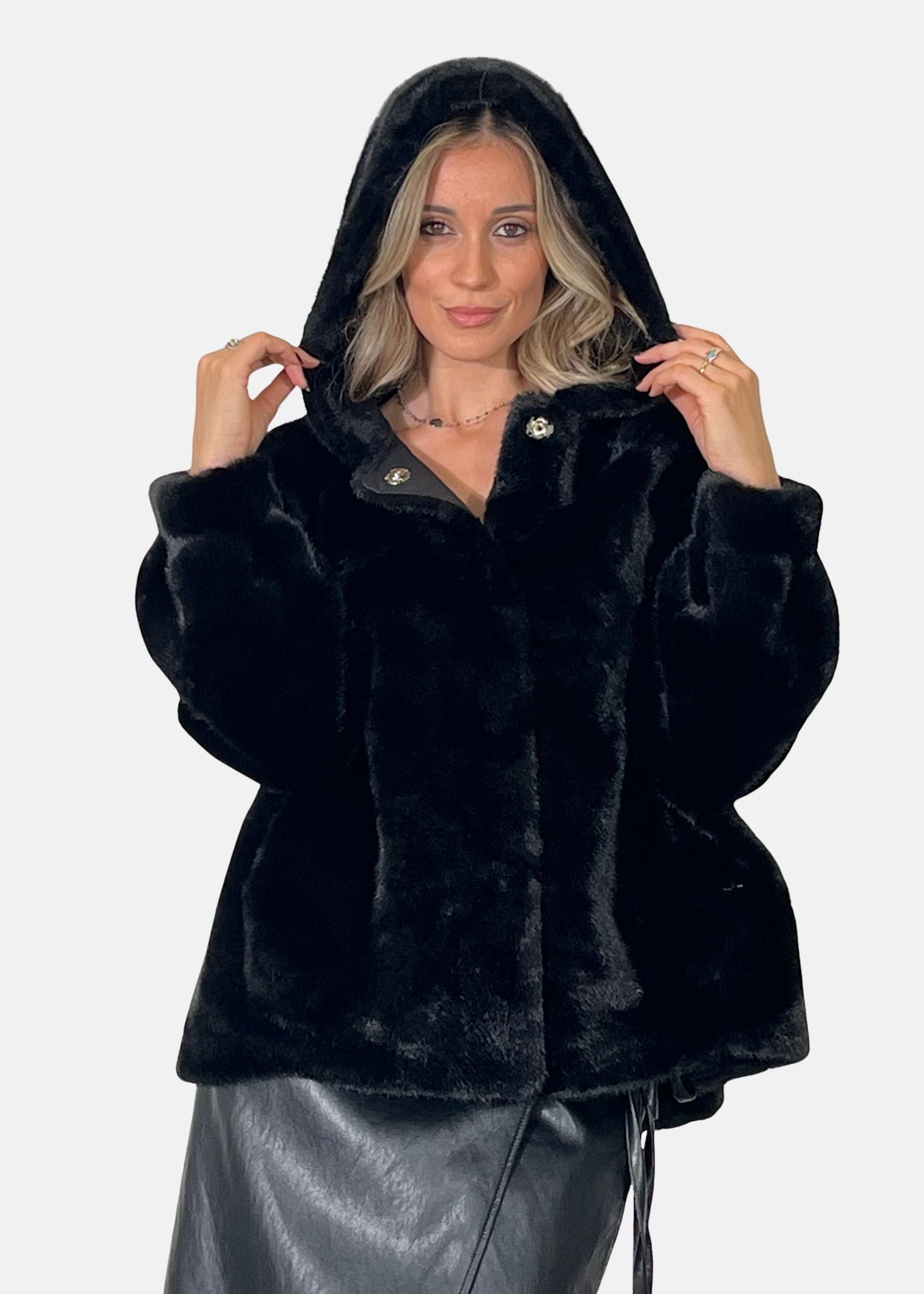 Bomber donna in Ecopelliccia