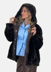 Bomber donna in Ecopelliccia