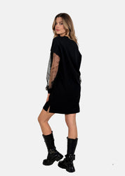 Abito Donna con maniche in rete