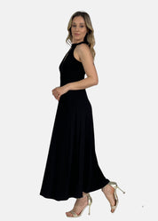 Abito lungo Scollo Halter