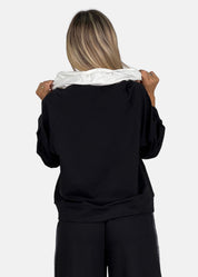 Felpa donna bicolore