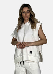Felpa donna Smanicata Comfort Chic