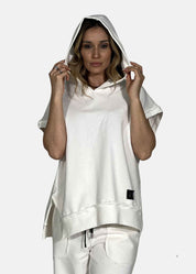 Felpa donna Smanicata Comfort Chic