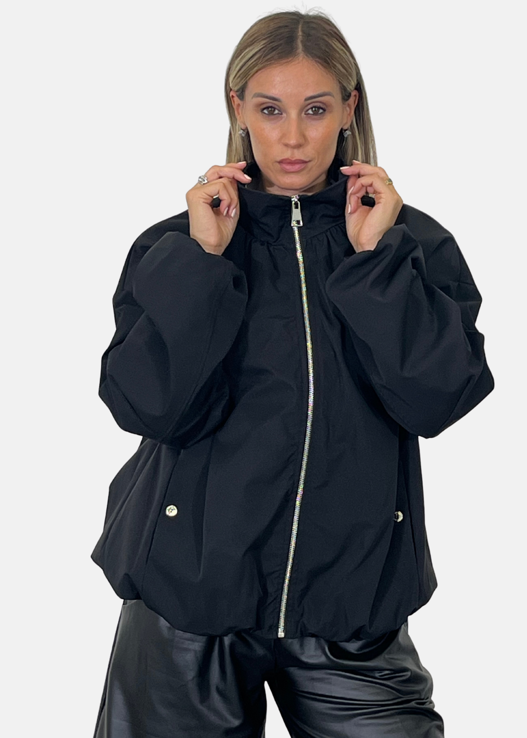 Bomber donna in nylon