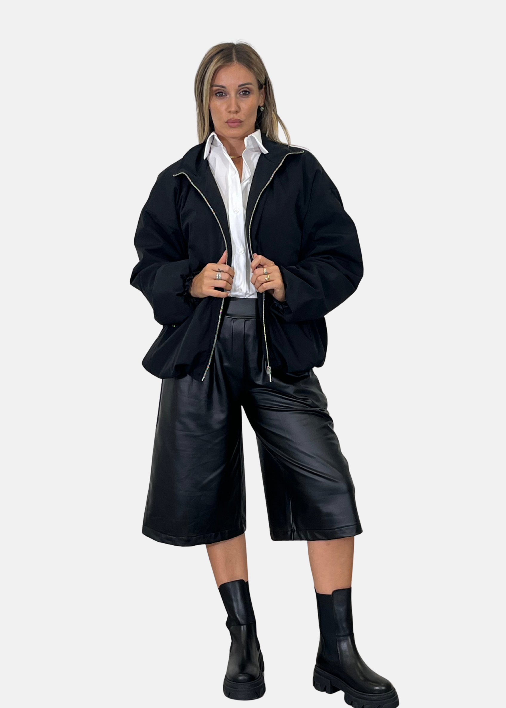 Bomber donna in nylon