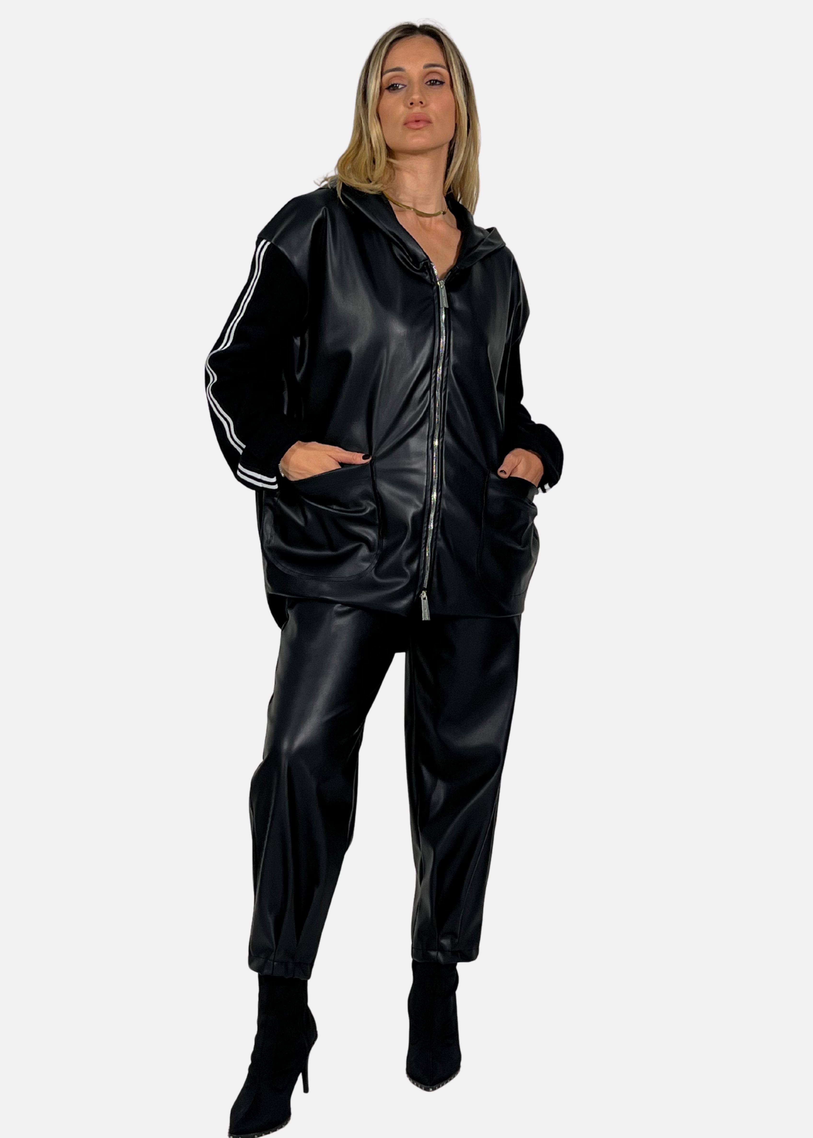 Pantaloni in ecopelle