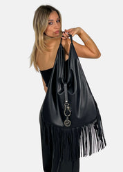 Sacca in Ecopelle con Frange - Paola Tienforti - Sito Ufficiale