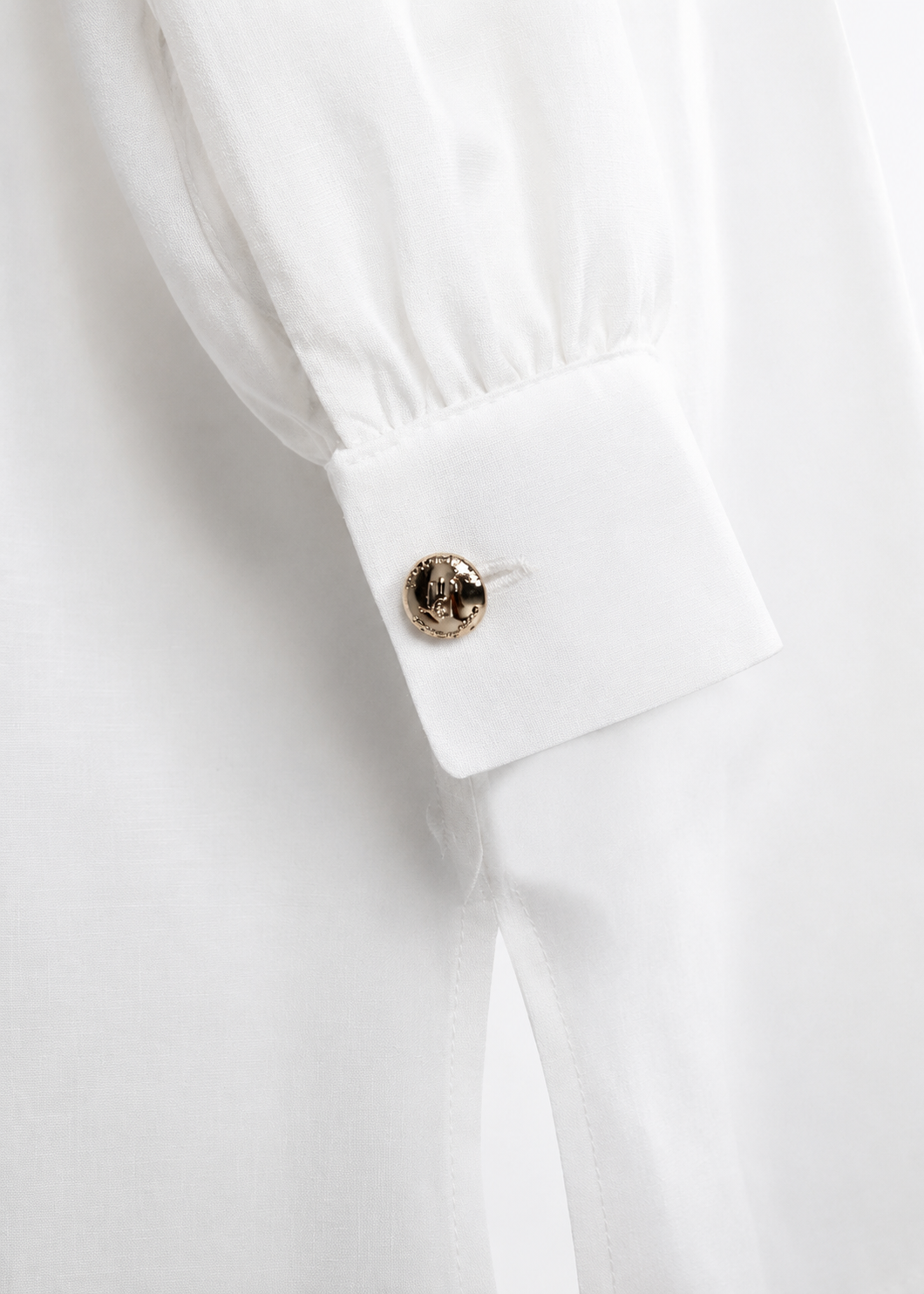 Camicia in lino e viscosa