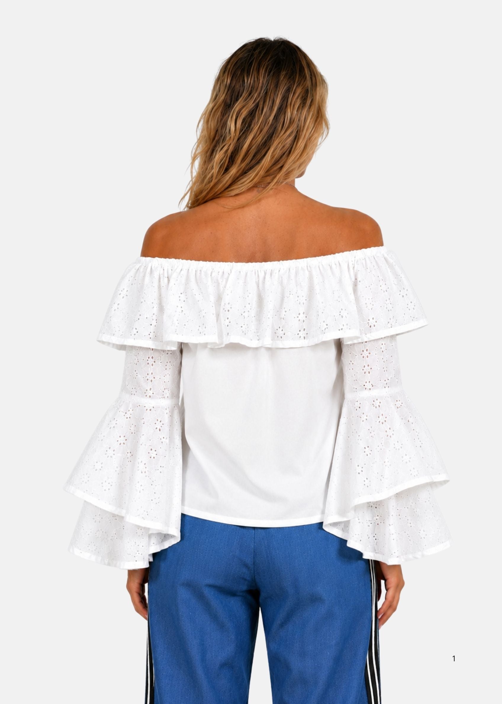 Blusa Donna con Volant