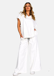 Felpa donna Smanicata Comfort Chic