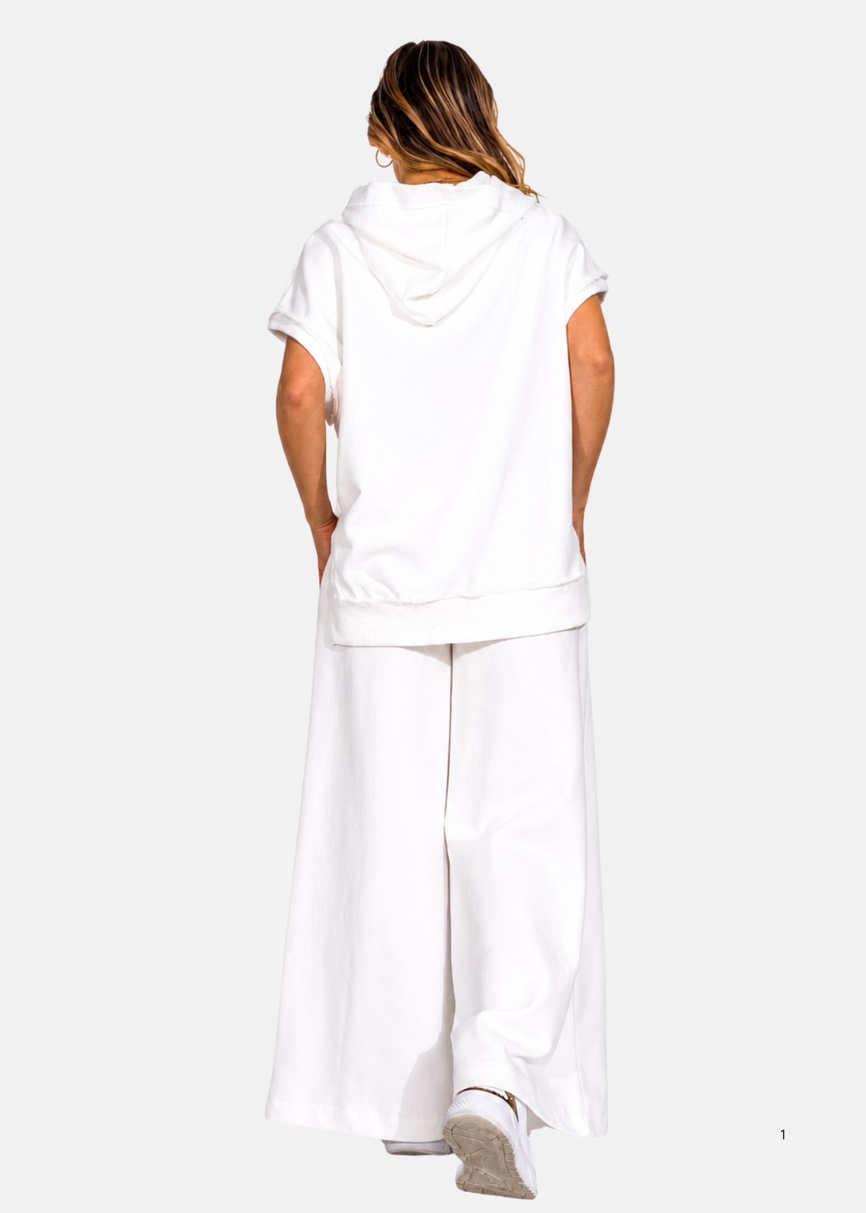 Felpa donna Smanicata Comfort Chic