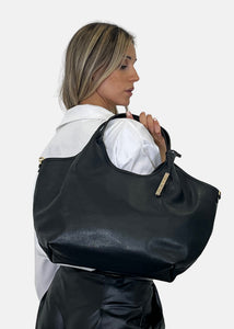 Shopper in vera pelle