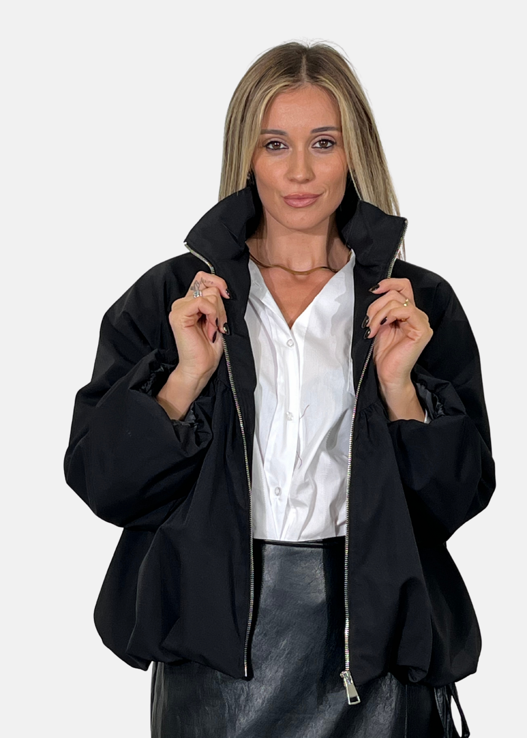 Bomber donna in nylon