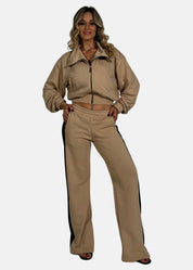 Pantalone donna bicolore