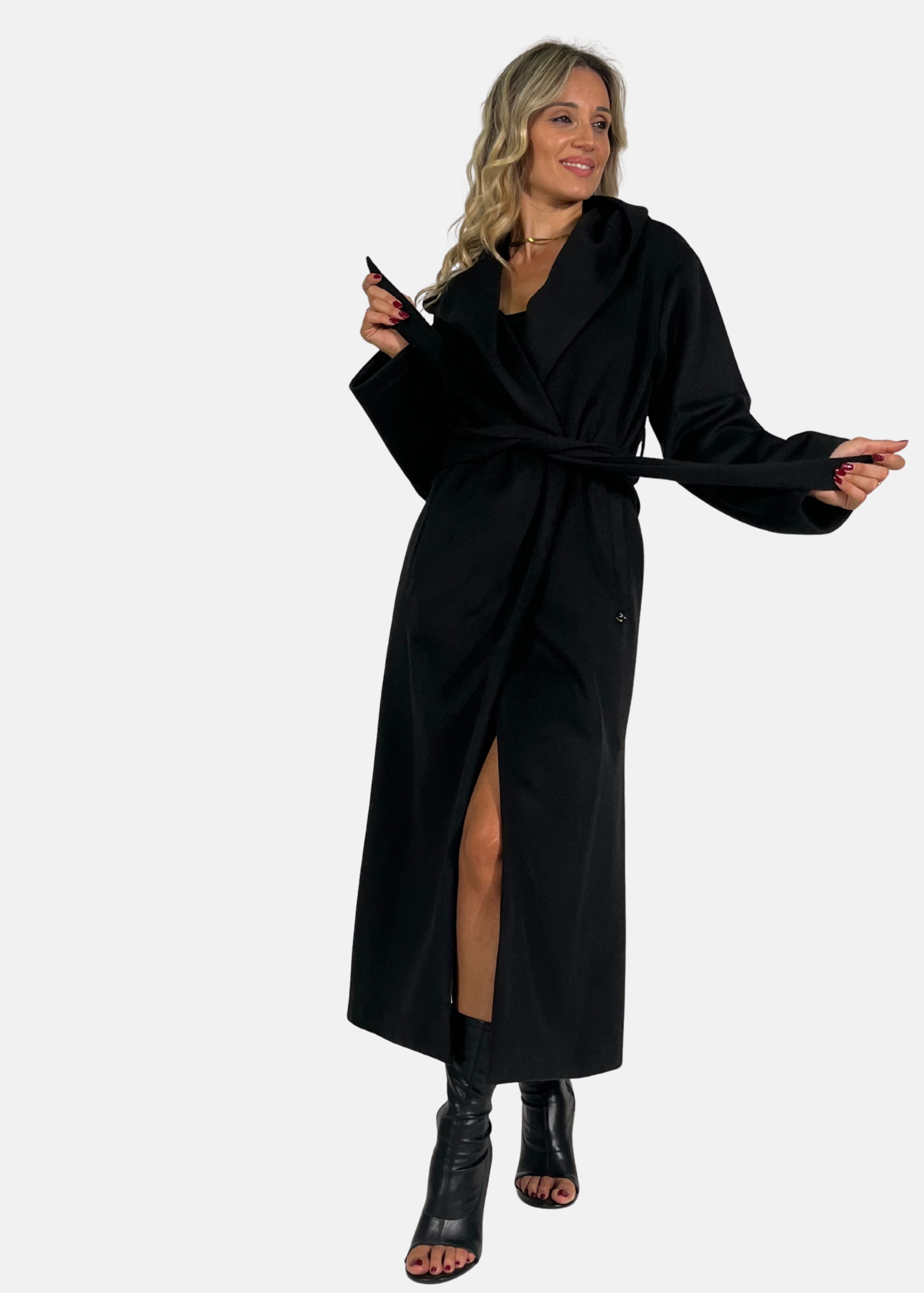 Cappotto con cappuccio