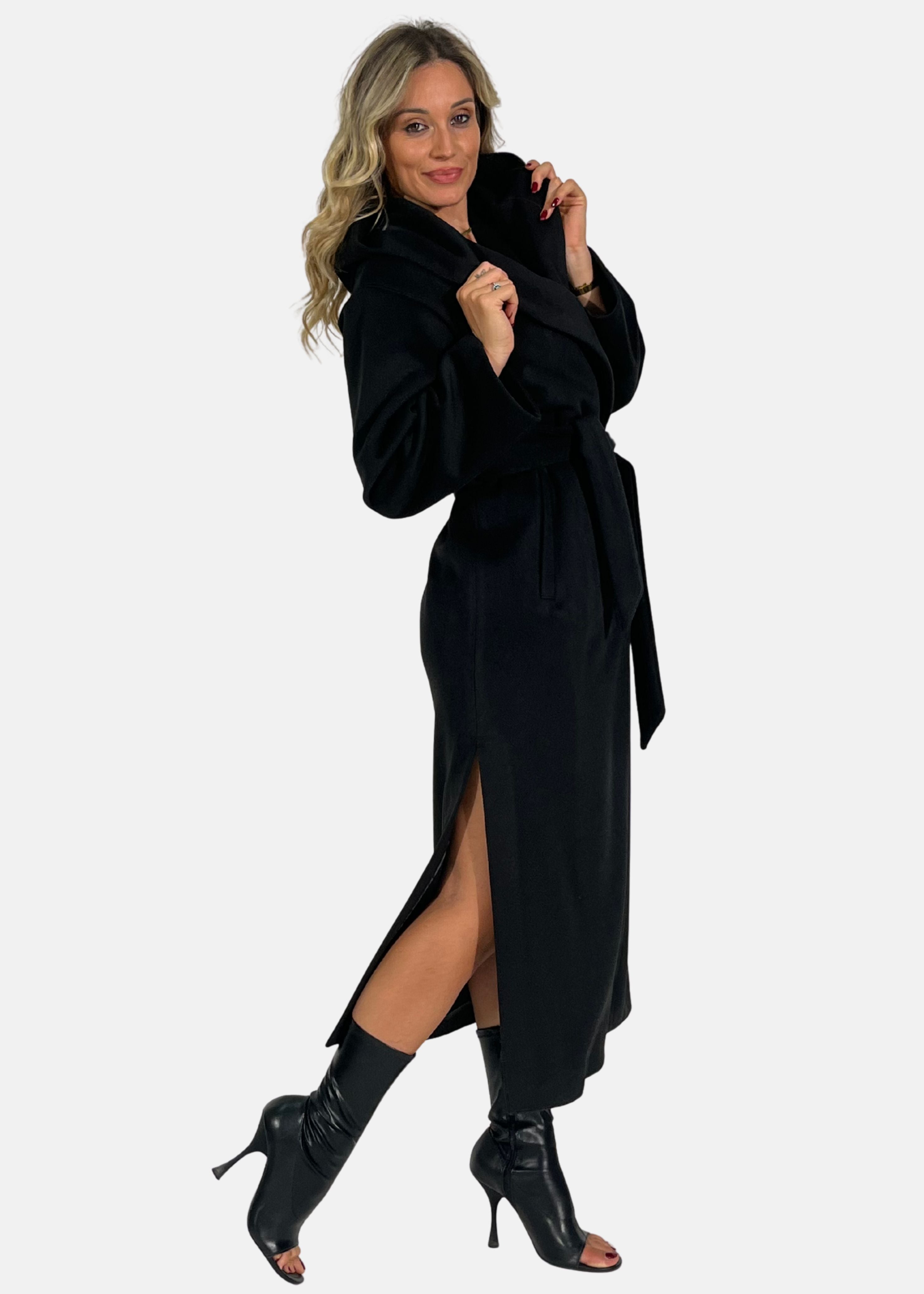 Cappotto con cappuccio