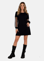 Abito Donna con maniche in rete