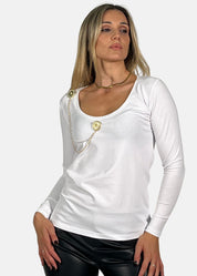 T-Shirt Donna con spilla - Paola Tienforti - Sito Ufficiale