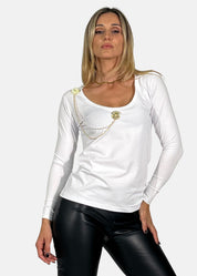 T-Shirt Donna con spilla - Paola Tienforti - Sito Ufficiale