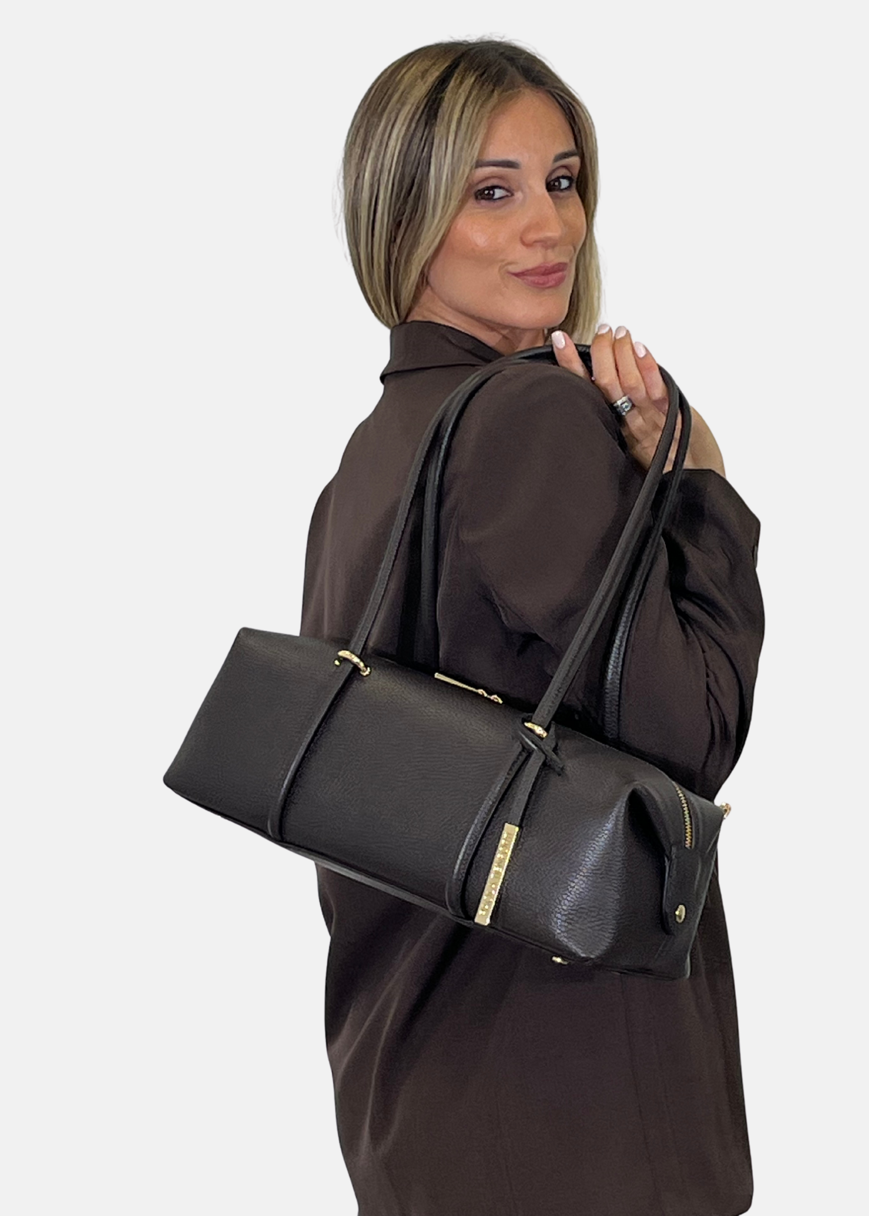 Bauletto in vera pelle