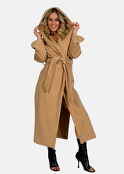 Cappotto con cappuccio