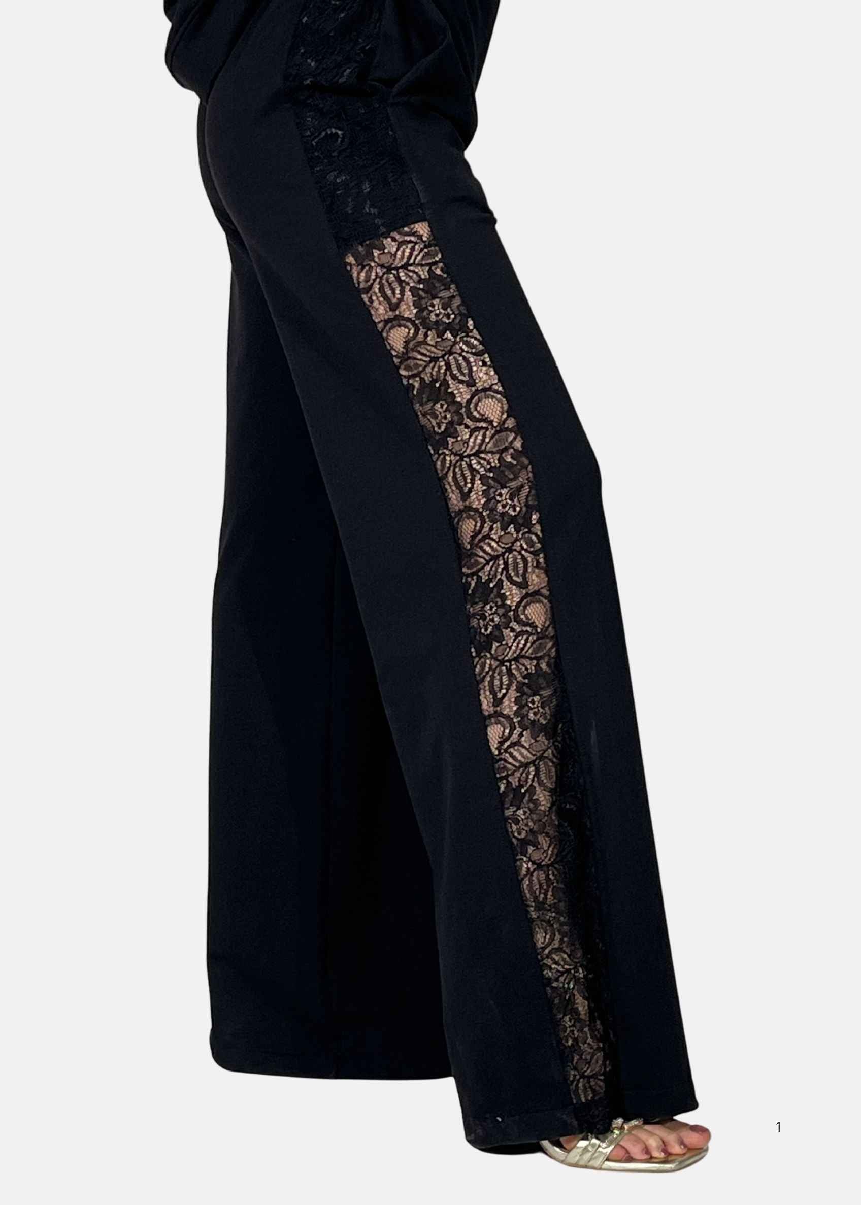 Pantapalazzo con inserto in pizzo